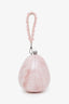 Simone Rocha Pink Marbled Acrylic Egg Evening Clutch