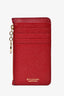 Bvlgari Red Leather Coin Purse