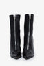 Celine Black Leather Wedge Boot Size 37