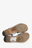 Pre-loved Chanel™ Blue Leather Camellia Sandals Size 37