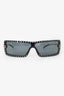 Pre-loved Chanel™ Black Crystal Embellished Shield Sunglasses