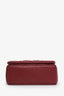 Pre-loved Chanel™ 21A Burgundy Crystal CC Mini Square Full Flap Bag