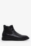 Prada Black Leather Ankle Boots Size 9 Mens