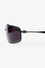Chrome Hearts 2000S Black/Green Frame Boned Square Sunglasses