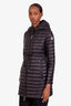 Moncler Black Barbel Hooded Quilted Down Puffer Parka Size 1