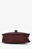 Hermès Burgundy Swift Leather Mini Halzan 22 Crossbody Bag