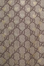 Gucci Beige/Black GG Silk Monogram Scarf