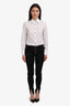 Louis Vuitton Black Silk Zip-Up Leggings Size 34