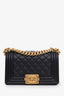 Pre-loved Chanel™ Black Quilted Lambskin Small Boy Bag