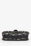 Christian Dior Blue Oblique Medium Bobby Bag
