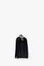 Pre-loved Chanel™ 2019 Black Chevron Caviar Leather Medium Boy Bag SHW
