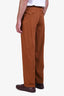 Gucci Terra Brown Wool Tailored Trousers Size 44 Mens