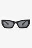 Miu Miu Black Acrylic Logo Sunglasses