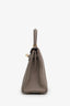 Hermès 2018 M8 Gris Asphalte Togo Leather Kelly 25 with Strap