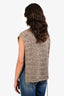Maison Margiela Beige Alpaca Cotton Open Sweater Vest Size S