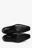 Toteme Black Leather Kitten Heel Square Toe Ankle Boots Size 37