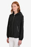 Prada 2024 Black Re-Nylon Hooded Windbreaker Jacket Size 44