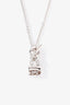 Hermès Sterling Silver Amulettes Constance Birkin Necklace