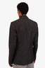 Christian Dior Grey Cotton Linen Single Breasted Blazer Size 52 Mens