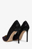 Jimmy Choo Purple Glitter 'Romy 100' Pumps Size 41