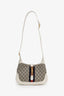 Gucci White Leather GG Supreme Small Jackie 1961 Shoulder Bag with Strap