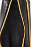 Christian Dior 2024 Black Grained Leather Caro Double Pouch Crossbody