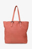 Bottega Veneta Peach Intrecciato Leather Tote