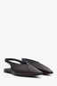 Brunello Cucinelli Brown Leather Slingback Flats Size 38.5