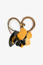 Marni Leather Black/Yellow Brown Adjustable Band Flower Necklace