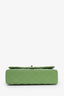 Pre-loved Chanel™ 2022+ Green Caviar Leather Medium Classic Double Flap Bag