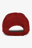 Balenciaga Burgundy Logo Baseball Cap