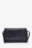 Celine Black Leather Medium 'Trapeze' Top Handle Bag