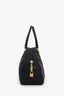 Moschino Black Nylon and Gold Logo Shoulder Bag