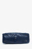 Pre-loved Chanel™ 2014-15 Blue Aged Calfskin Quilted Coco Supple Hobo
