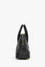Balenciaga Black Leather Logo XXS Ville Leather Top Handle Bag with Strap