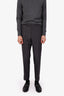 Tom Ford Grey Mohair Silk Trousers Size 48 Mens