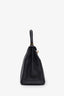 Hermès 2016 Black Togo Leather Kelly 28 Top Handle Bag With Strap