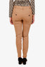 Brunello Cucinelli Brown Cotton Straight Leg Pants Size 8