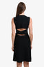 A.L.C Black Bodycon Midi Dress Size M
