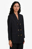 Thom Browne Navy/White Pinstripe Wool Blazer Size 44