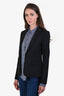 Theory Black Wool Blazer Size 2