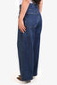 Agolde Dark Blue Denim Cross Waist Wide Leg Vana Jeans Size 29