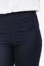 Brunello Cucinelli Navy Wool Slim Classic Crop Trousers Size 10