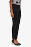 Toteme Black Stripe Stirrup Leggings Size S