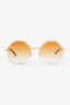 Chloe Yellow Round Frame '143S' Sunglasses