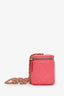 Pre-loved Chanel™ 2022 Pink Lambskin Small Vanity On Chain