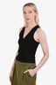 Staud Black V-Neck 'Jesse' Tank Top Size XS