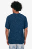 Christian Dior Blue Knit Logo Short-Sleeve Sweater Size L Mens