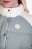 Gucci 2023 24 Green/White Canvas Down Vest Size 40