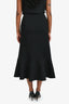 Jil Sander Black Flared Midi Skirt Size 32
